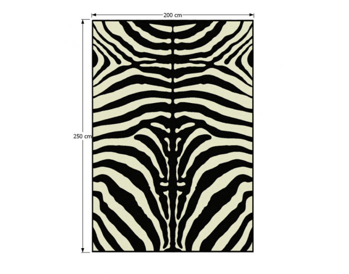 Koberec Arwen 200x250 cm - vzor zebra