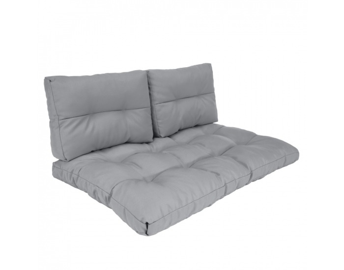 Vankúše na paletové sedenie Aryo 2 New - svetlosivá