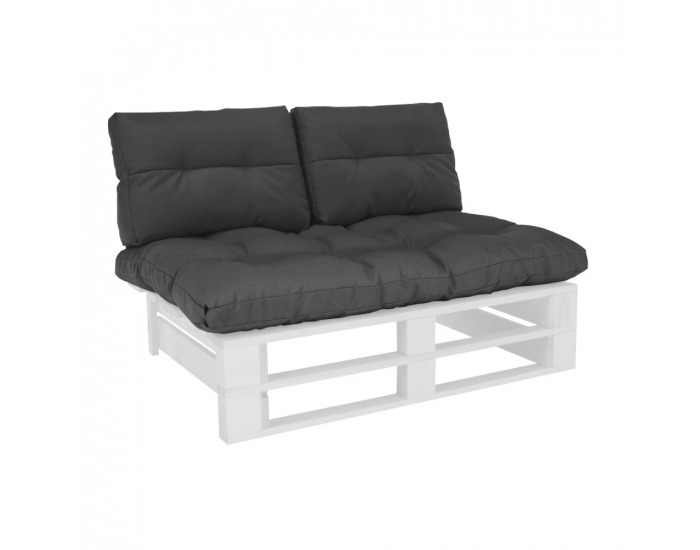 Vankúše na paletové sedenie Aryo 2 New - tmavosivá