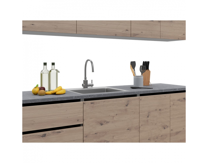 Kuchynská linka Asti 200 - dub artisan / grafit