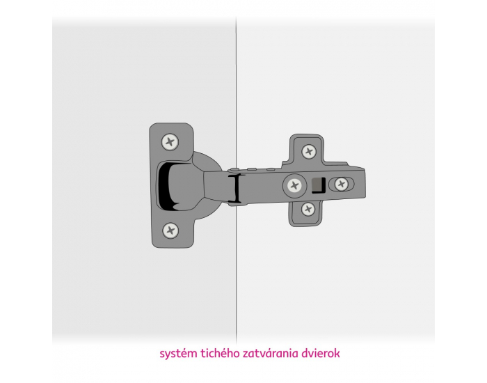 Kuchynská linka Asti 200 - dub artisan / grafit