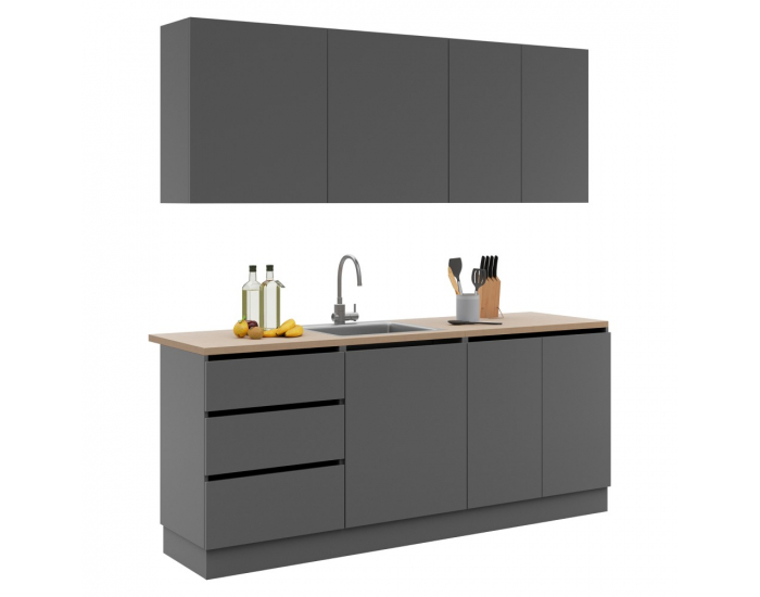 Kuchynská linka Asti 200 - grafit