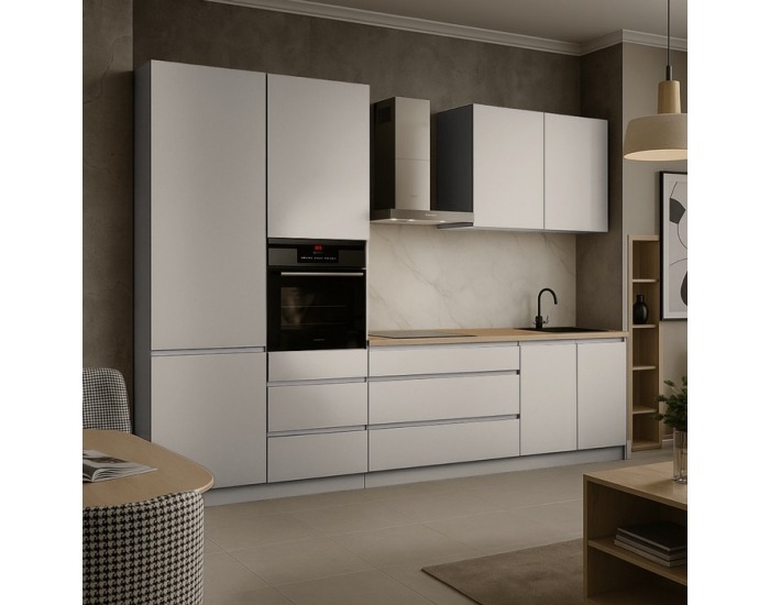 Kuchynská linka Asti 330 - kašmír matná / kašmír