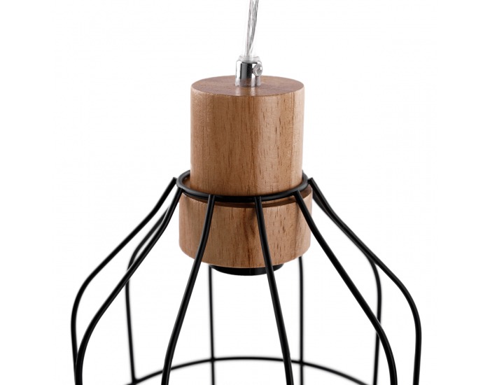 Visiaca lampa Astok - čierna