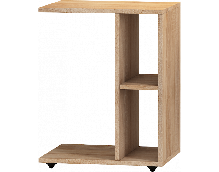 Príručný stolík na kolieskach Atos - sonoma svetlá