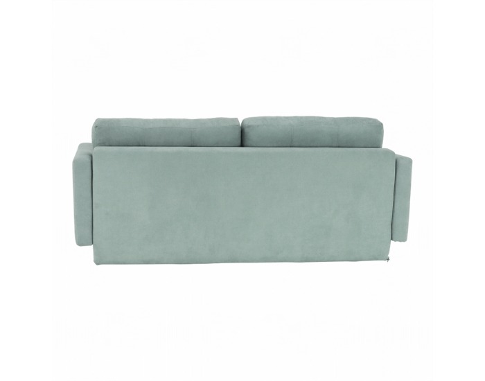 Rozkladacia pohovka s úložným priestorom Aurelia - mentolová (Queens)