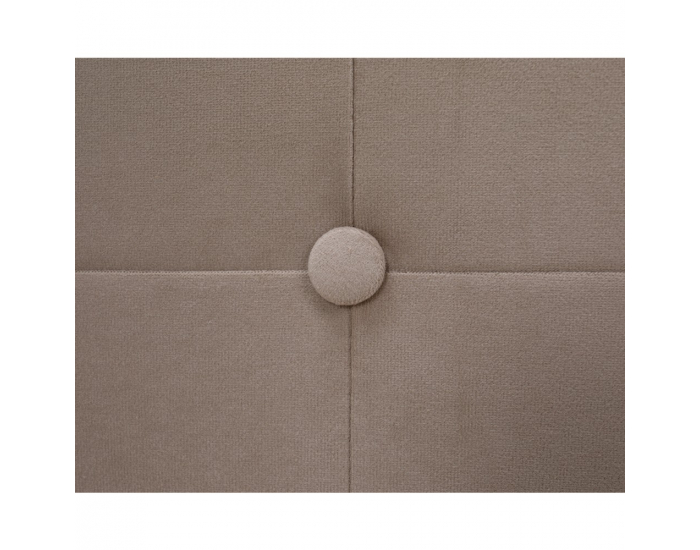 Čalúnená jednolôžková posteľ (váľanda) Auria Uni - béžovosivá