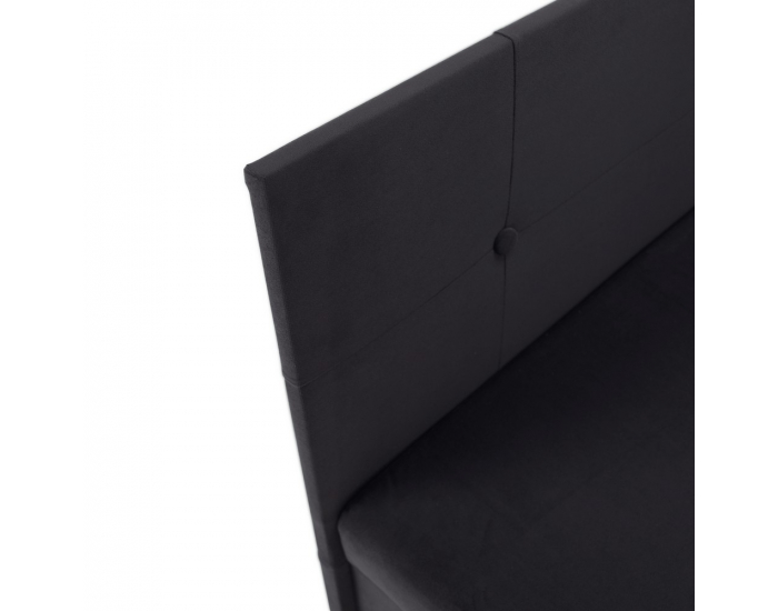 Čalúnená jednolôžková posteľ (váľanda) Auria Uni - sivá