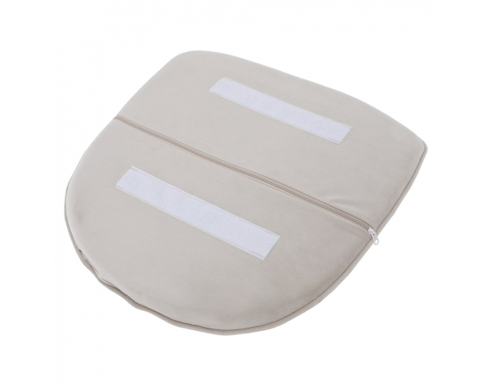 Jedálenské kreslo Auril - béžovosivá (Velvet) / čierna