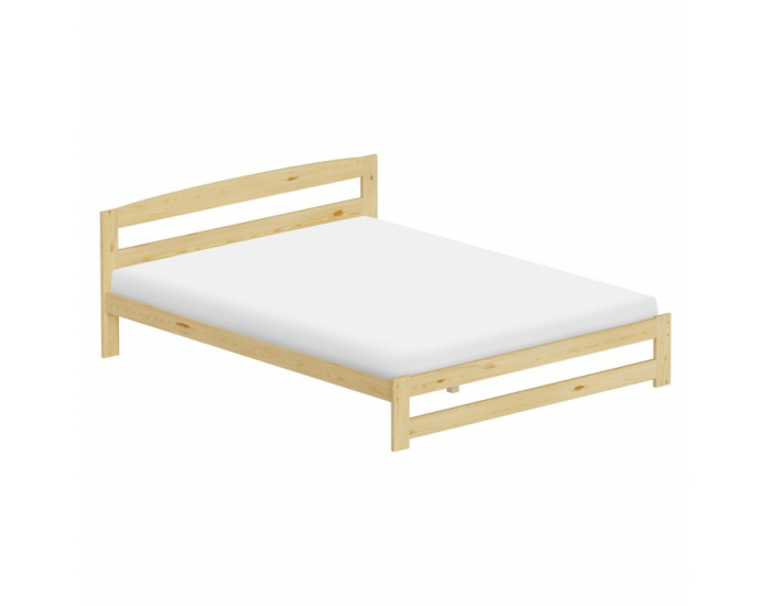 Drevená posteľ s roštom Azra 160x200 cm - prírodná