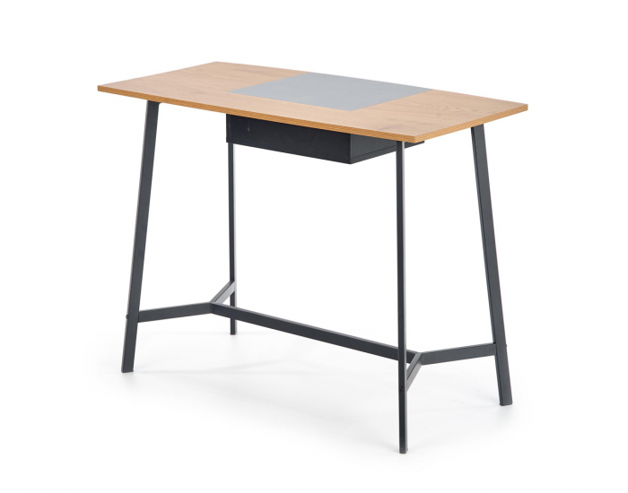 Písací stolík B-41 - dub zlatý / čierna