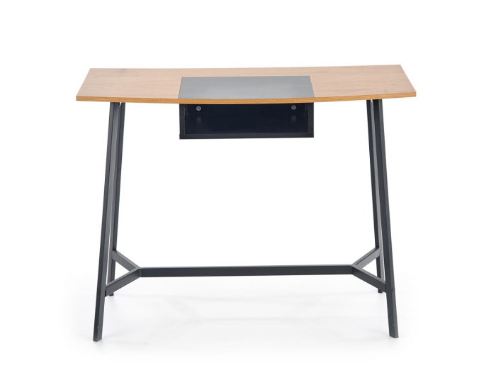 Písací stolík B-41 - dub zlatý / čierna