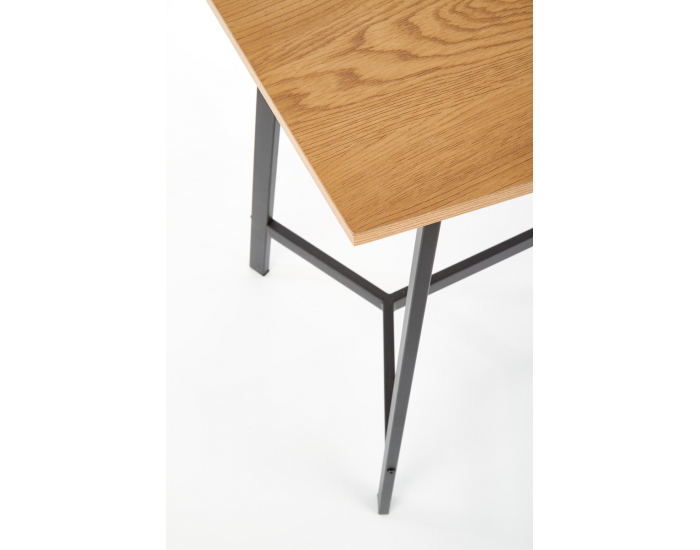 Písací stolík B-41 - dub zlatý / čierna