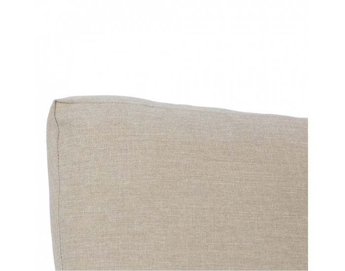 Hliníkový záhradný set Babak - svetlohnedá / biela / hnedá