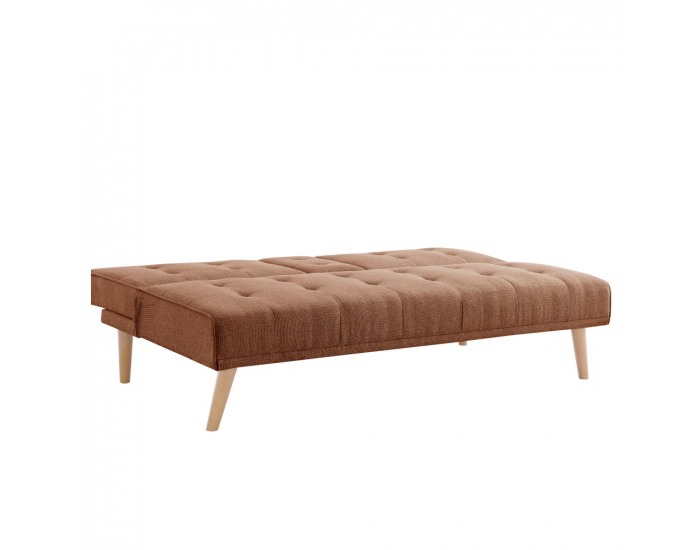 Rozkladacia pohovka Babet - hnedá / buk