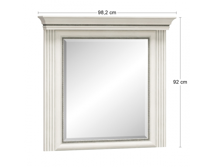 Zrkadlo na stenu Bacopa M - jaseň biely