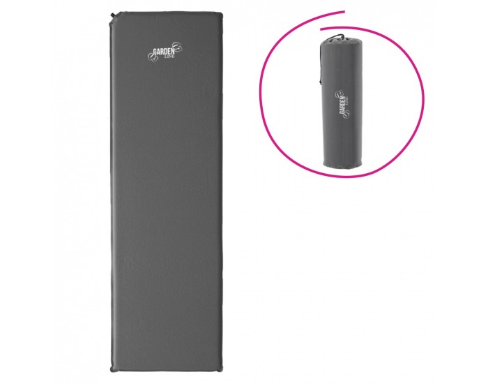 Samonafukovacia turistická karimatka Bailon - sivá