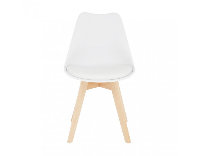 Jedálenská stolička Bali 2 New - biela / buk