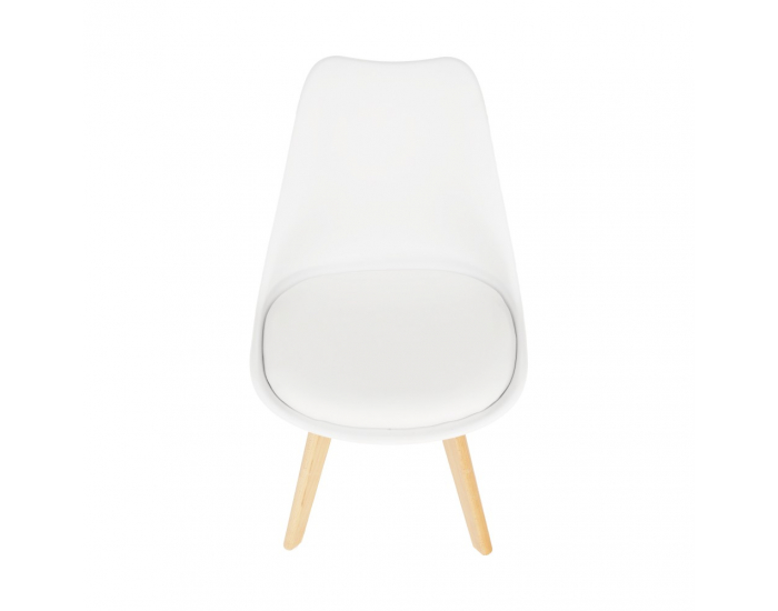 Jedálenská stolička Bali 2 New - biela / buk