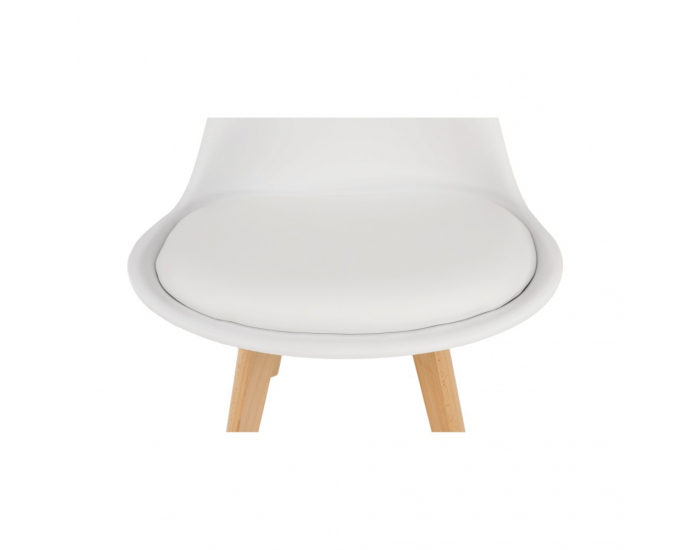 Jedálenská stolička Bali 2 New - biela / buk