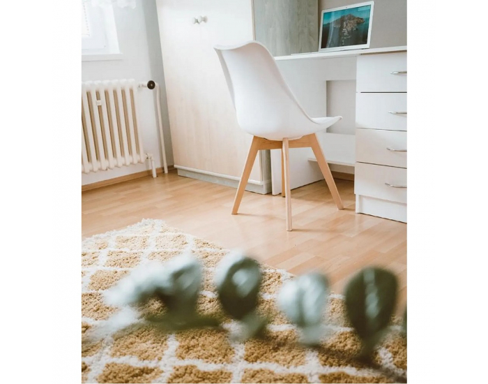 Jedálenská stolička Bali 2 New - biela / buk