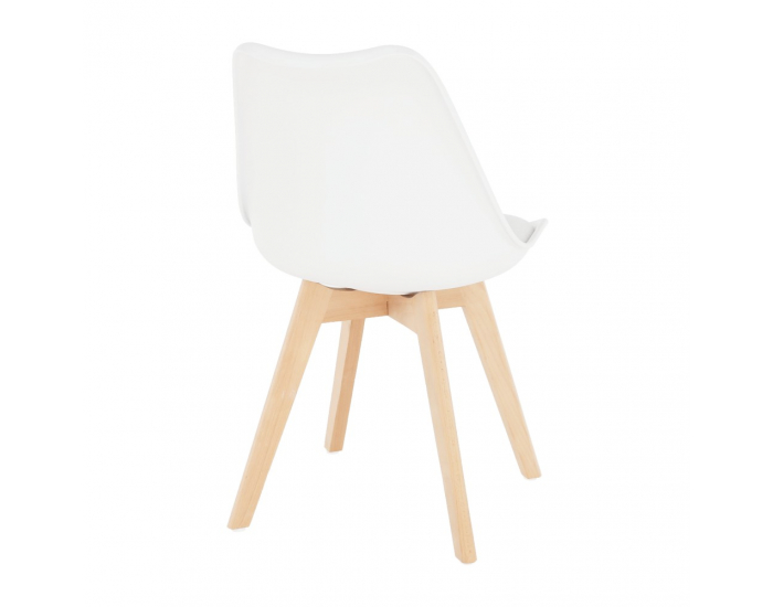 Jedálenská stolička Bali 2 New - biela / buk