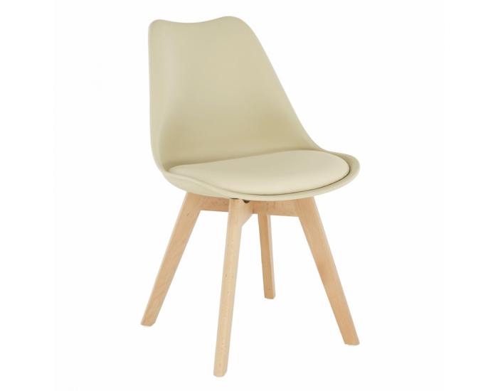 Jedálenská stolička Bali 2 New - cappuccino vanilková / buk