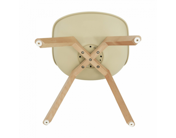 Jedálenská stolička Bali 2 New - cappuccino vanilková / buk