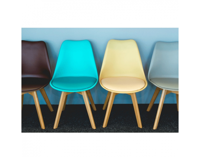 Jedálenská stolička Bali 2 New - tmavohnedá / buk