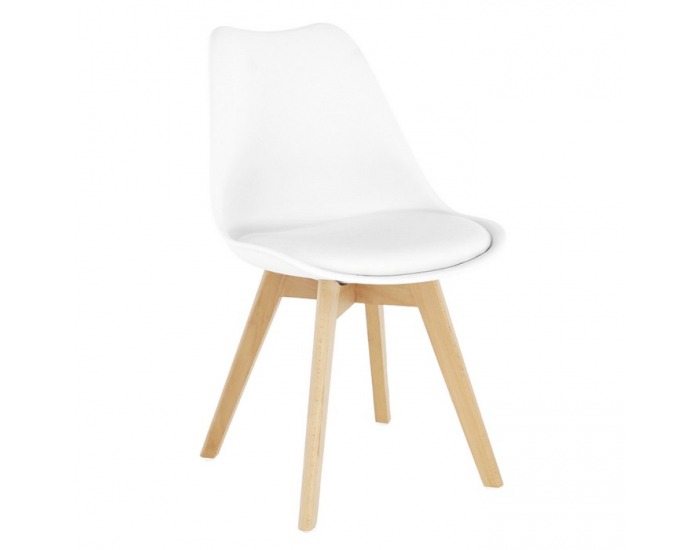 Jedálenská stolička Bali 3 New - biela / buk