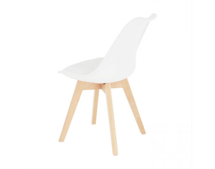 Jedálenská stolička Bali 3 New - biela / buk