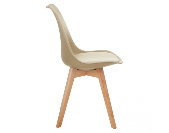 Jedálenská stolička Bali 3 New - cappucino / buk