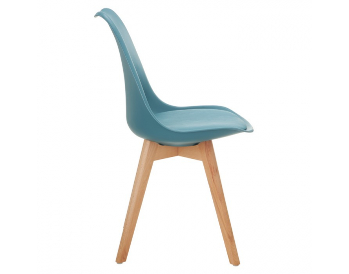 Jedálenská stolička Bali 3 New - petrolej / buk