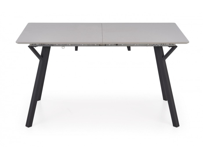 Rozkladací jedálenský stôl Balrog 2 - svetlosivá / čierna