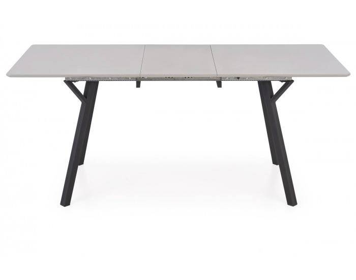 Rozkladací jedálenský stôl Balrog 2 - svetlosivá / čierna