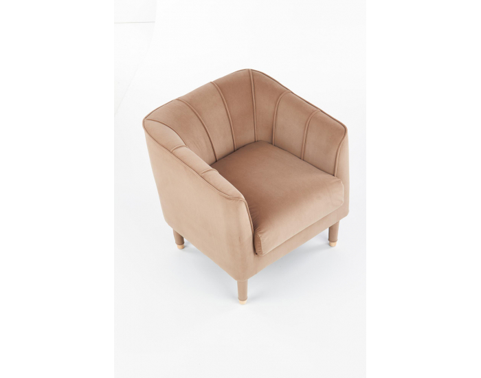 Kreslo Baltimore - tmavobéžová