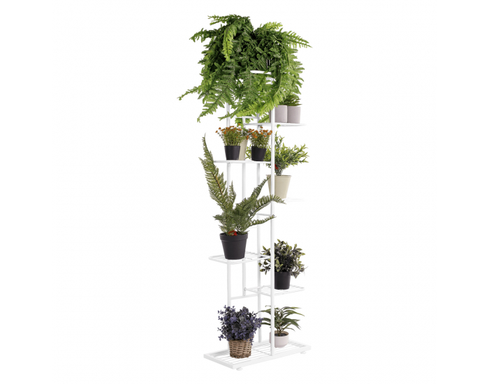 Kovový stojan na kvety Bamir Typ 2 - biela