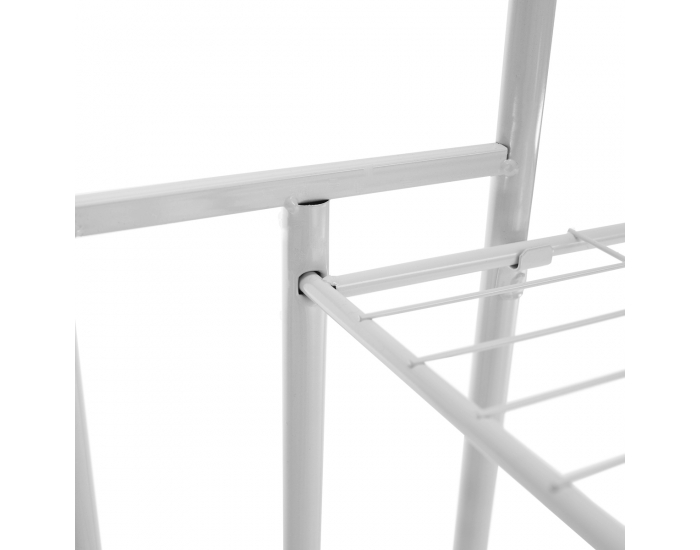 Kovový stojan na kvety Bamir Typ 2 - biela