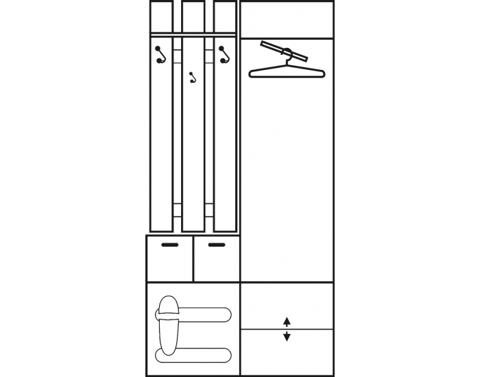 Predsieň Barcelona 100 Lux - jelša