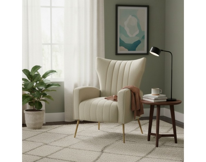 Relaxačné kreslo Baret - béžová