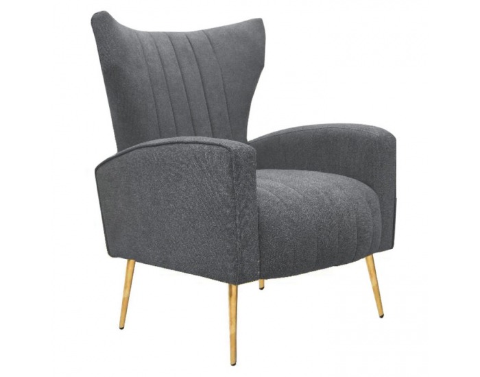 Relaxačné kreslo Baret - sivá