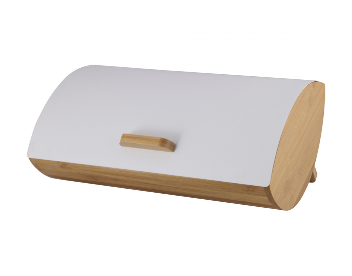 Bambusový chlebník Baricco - biela