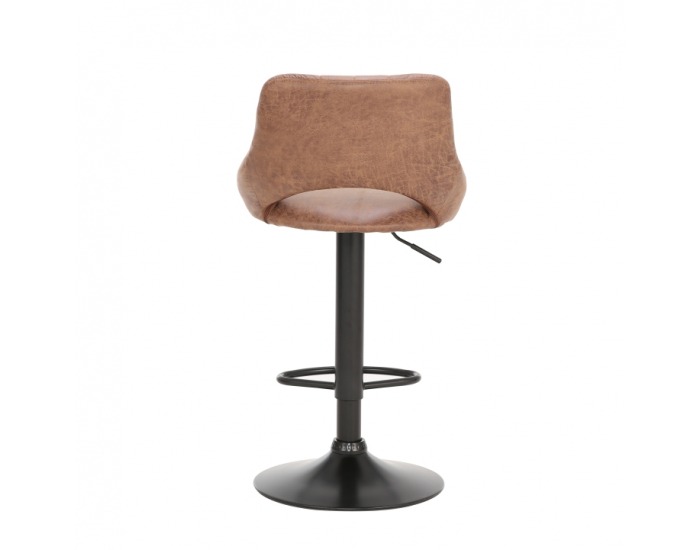 Barová stolička Lorasa - hnedá / čierna