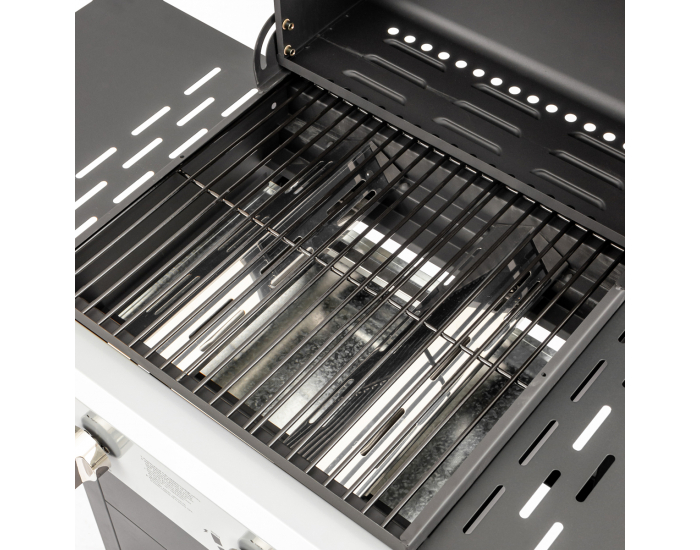 Záhradný plynový gril Baster G2 - čierna / chróm