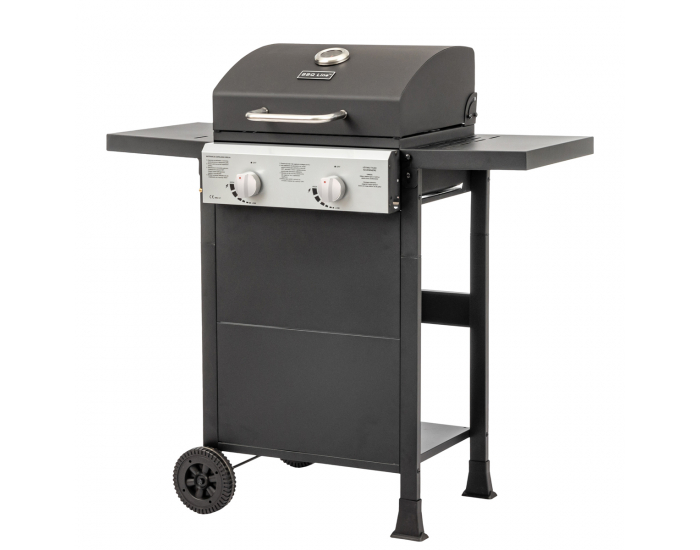 Záhradný plynový gril Baster G2 - čierna / chróm