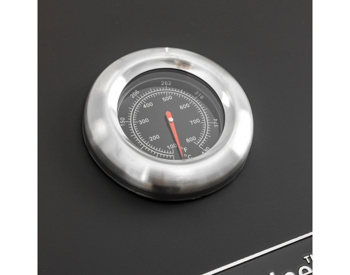 Záhradný plynový gril Baster G2 - čierna / chróm