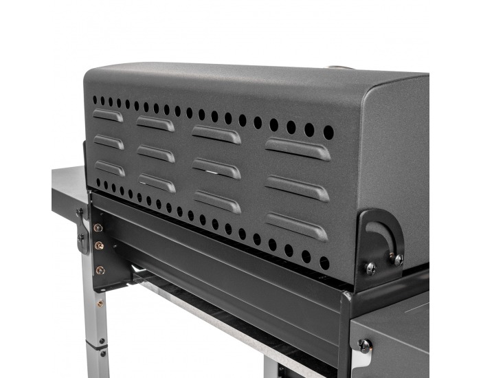 Záhradný plynový gril Baster G3 - čierna / chróm