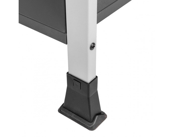 Záhradný plynový gril Baster G3 - čierna / chróm