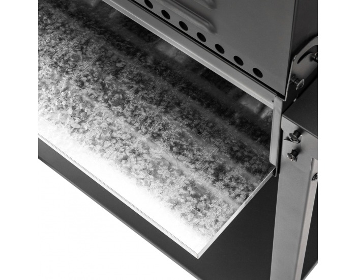 Záhradný plynový gril Baster G6 - čierna / chróm