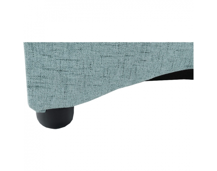 Rozkladacie kreslo s úložným priestorom Bella L - mentolová / sivá